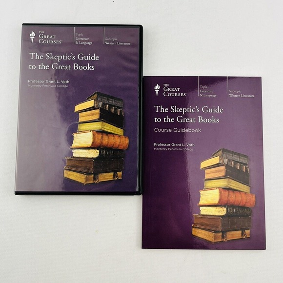 Great Courses The Skeptic's Guide To The Great Books 6 CD Set & Course Guidebook - Picture 1 of 3